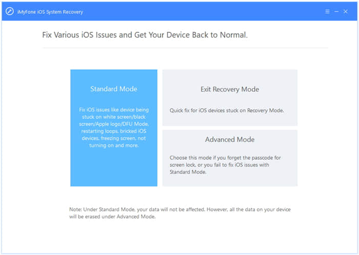 descargr imyfone ios system recovery