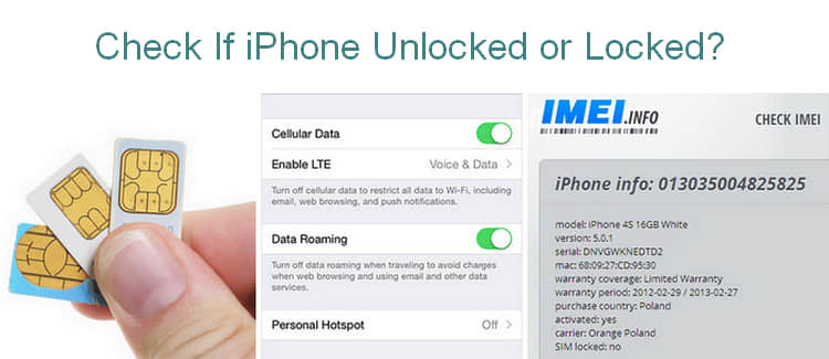 How to tell if iphone is unlocked