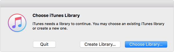 mac create new itunes library