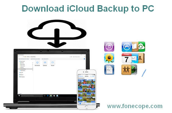 download icloud backup to pc