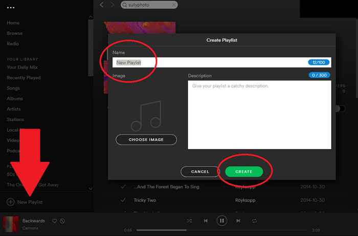 spotify news on computer