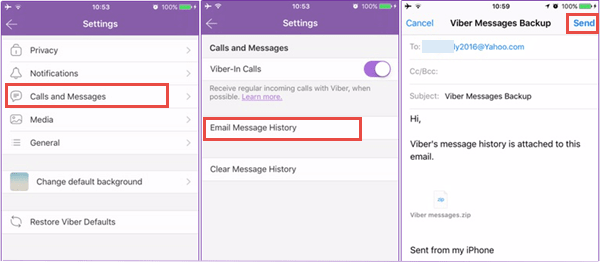 recover deleted viber messages iphone by email