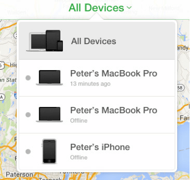 choose all devices and select a ios device