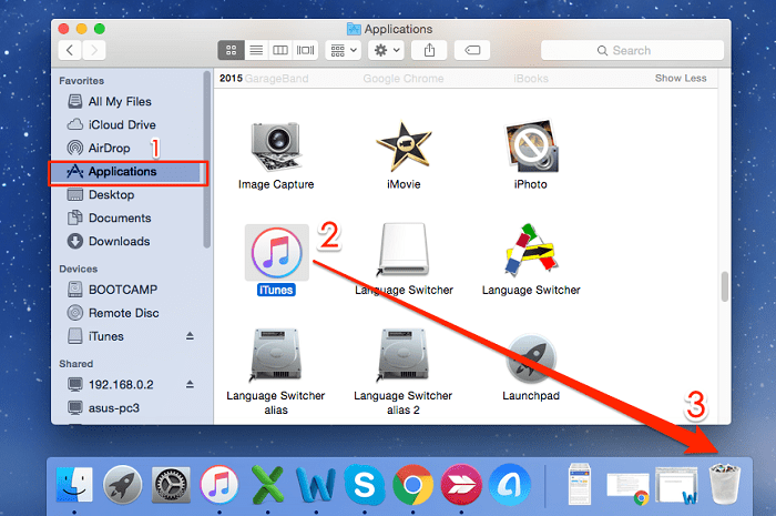 remove itunes from mac