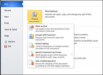 how to remove edit protection from word document