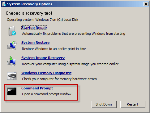 restore windows 7 without cd