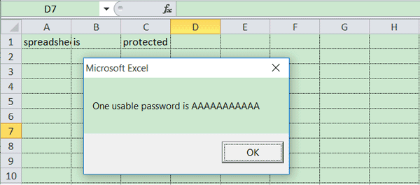 how to make an excel document password protected