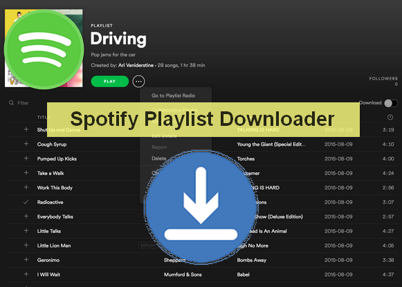 how to download a playlist on spotify without premium