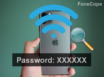 find saved wifi password on iphone