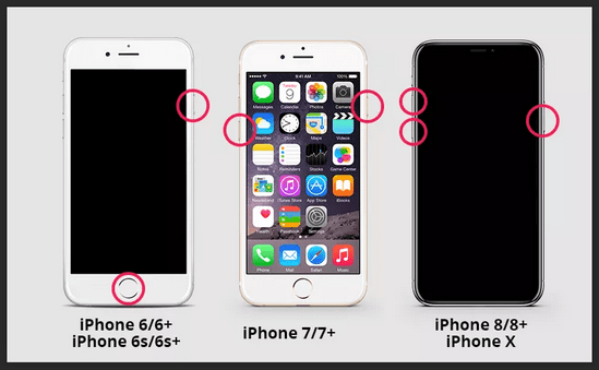 force restart iphone stuck apple logo
