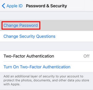 how do i find email password on my iphone